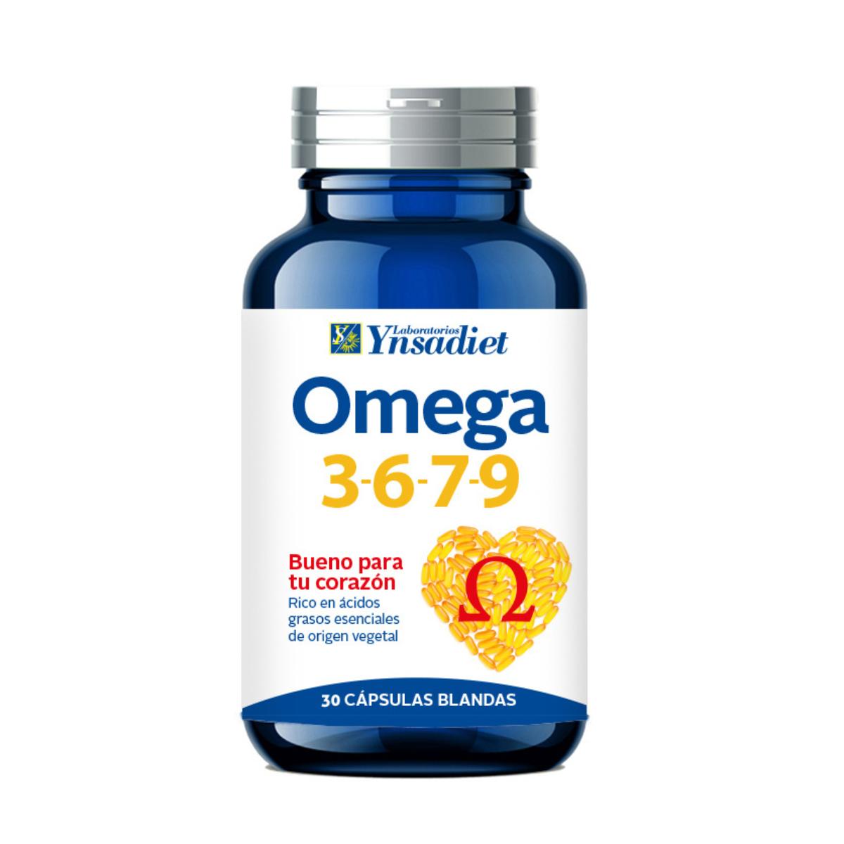 Omega 3-6-7-9 perlas 1400 mg Ynsadiet 30 cápsulas