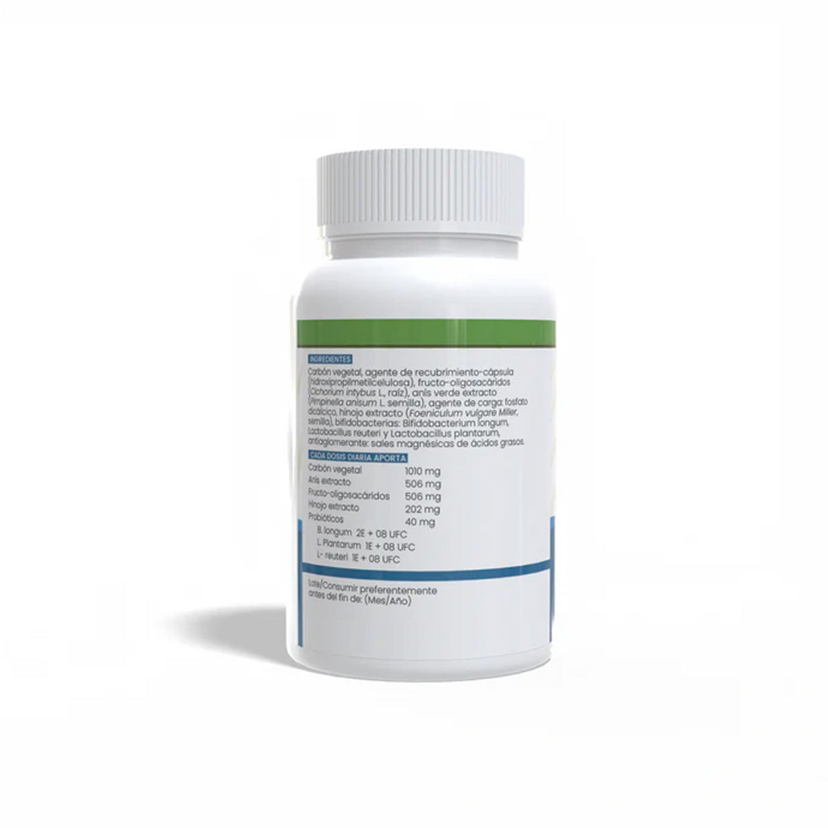 Carbón probiótico Sotya 90 cápsulas vegetales de 550mg