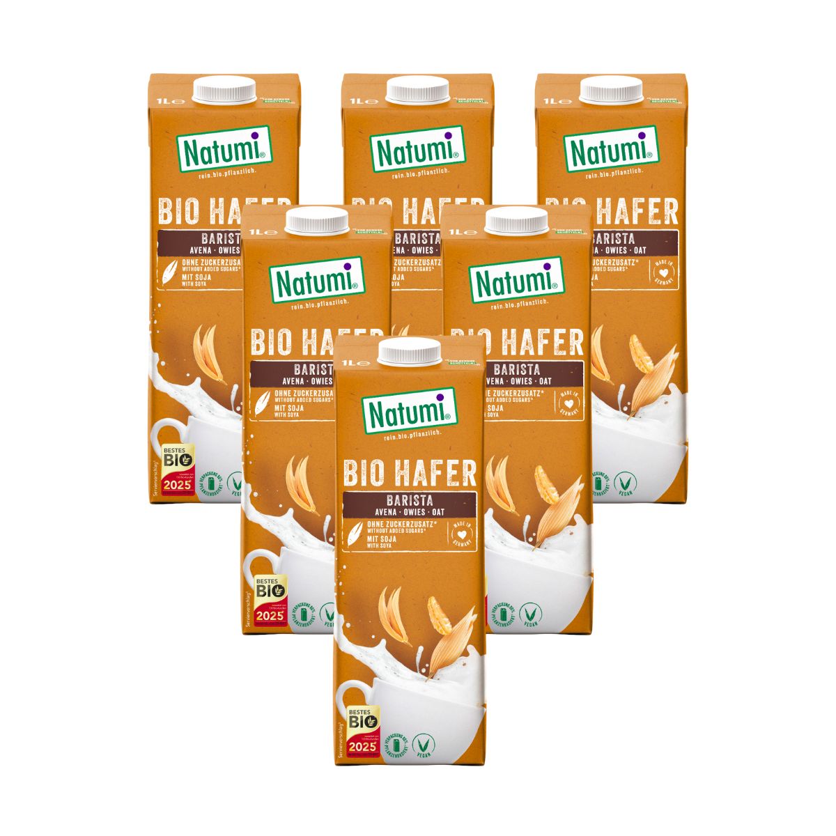 Pack 6 x Bebida Avena Barista BIO Natumi 1 L
