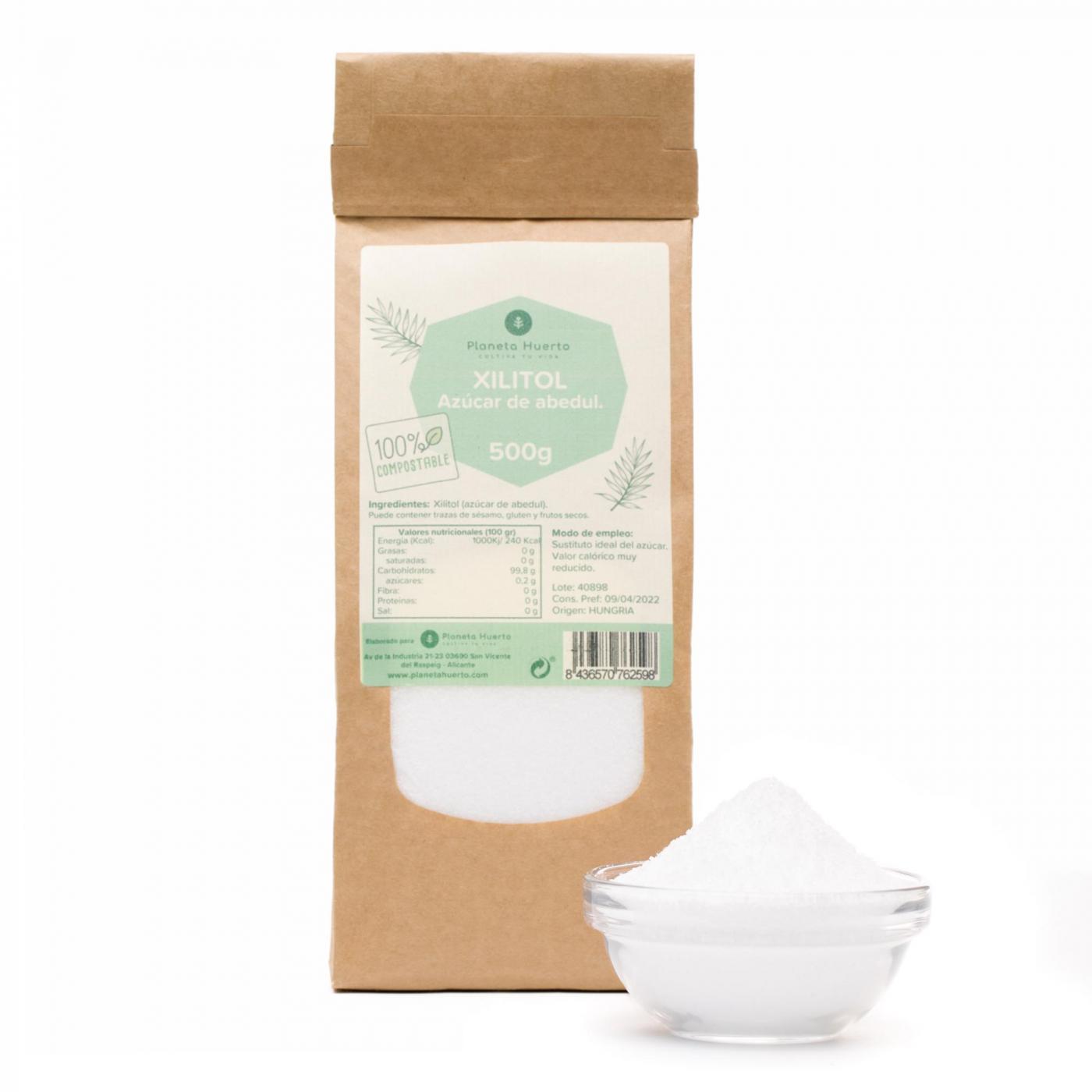 Azúcar de Abedúl Xilitol Planeta Huerto 500 g