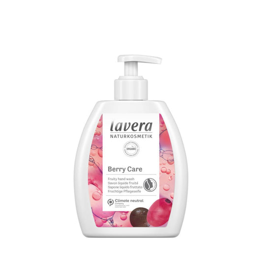 Jabón de manos frutos rojos, Lavera 250 ml