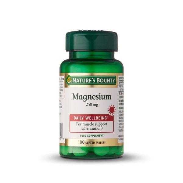 Magnesio 250mg 100comp Nature's Bounty