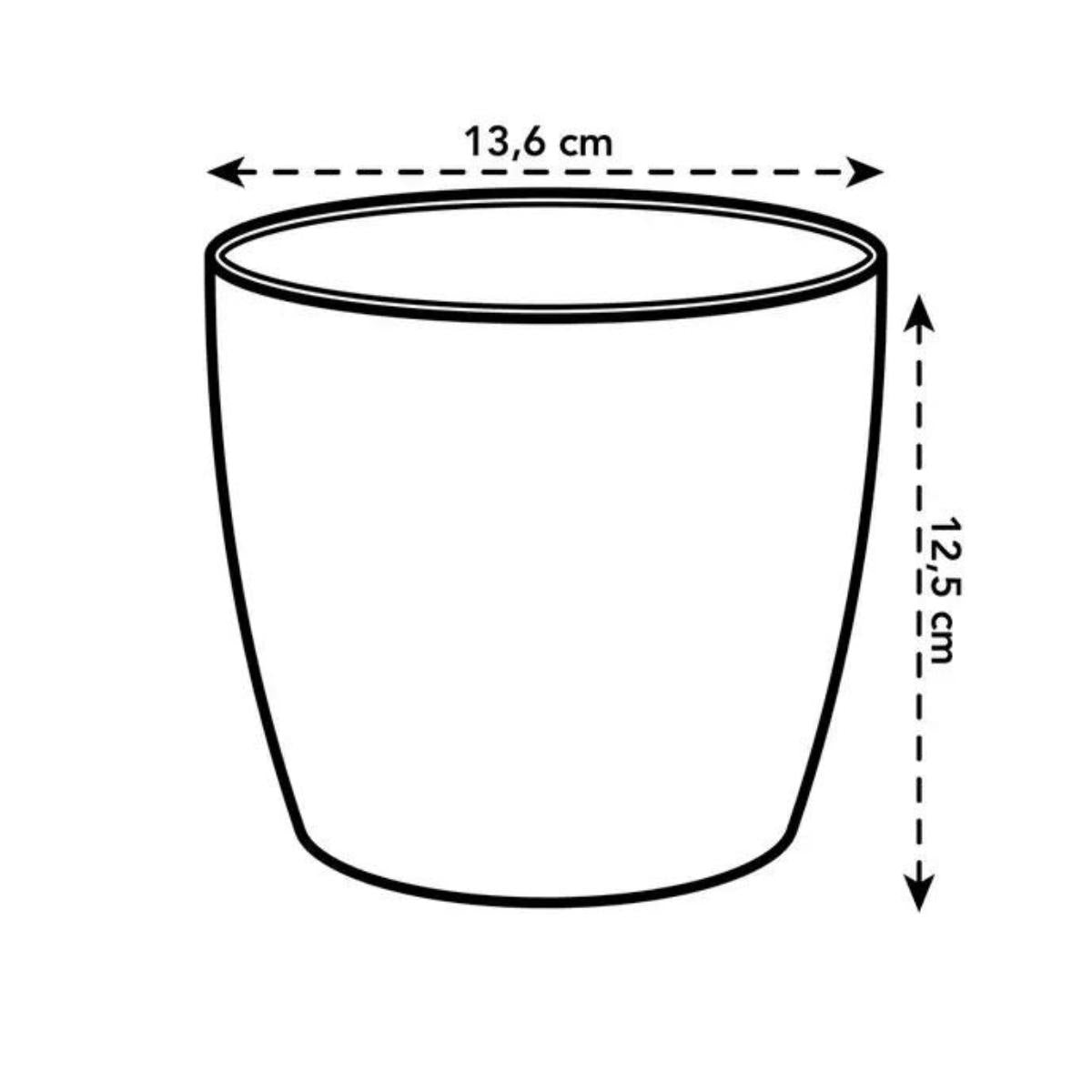 Macetero reciclado Coffee Collection Round Elho 16 cm