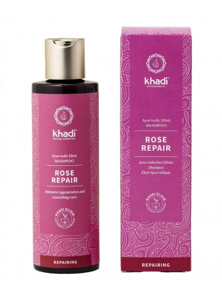 Champú Rosa-Reparador Khadi 200 ml