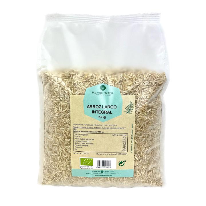 Arroz Largo Integral ECO Planeta Huerto 2,5 kg