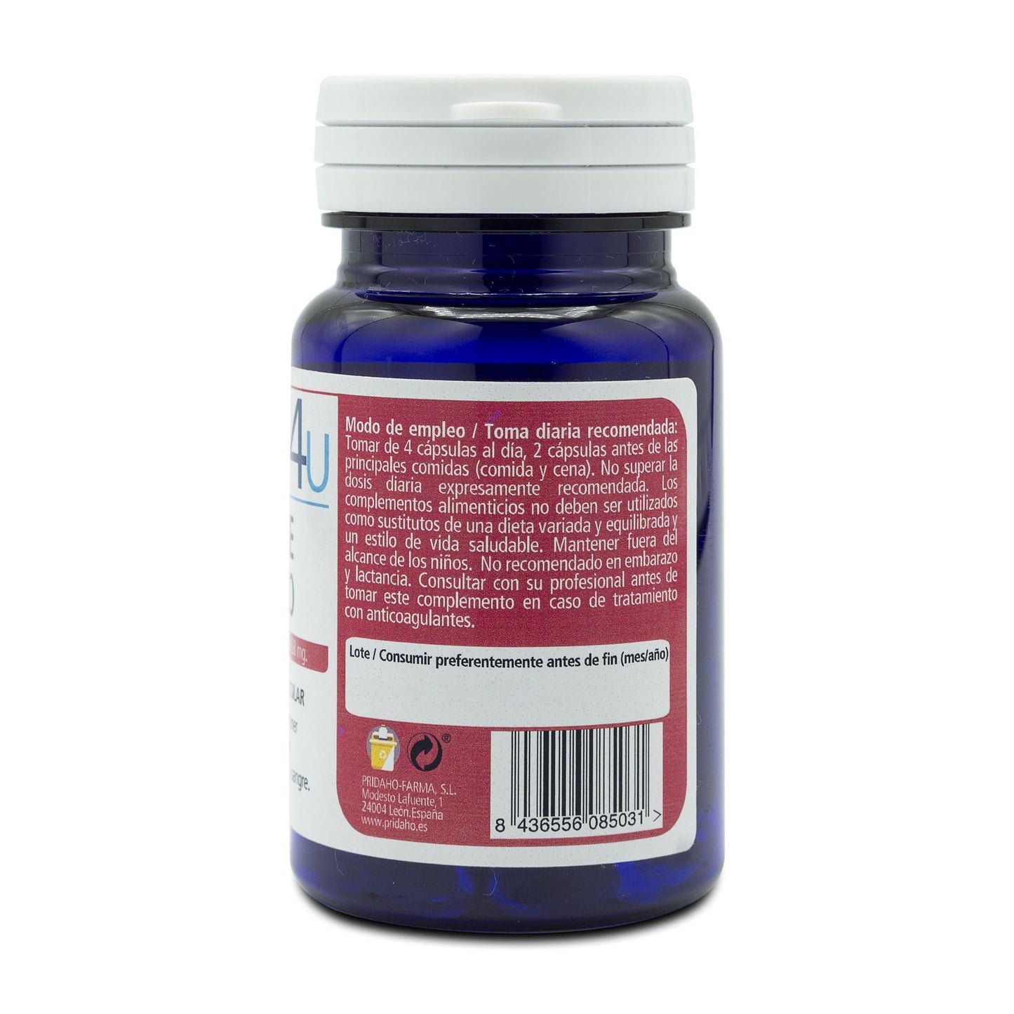Aceite de ajo de 458 mg 60 cápsulas blandas H4U