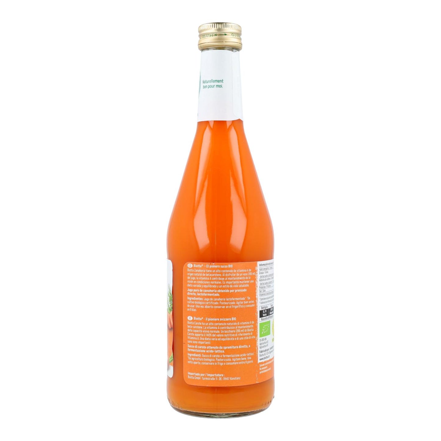 Jugo de Zanahoria Biotta 500 ml