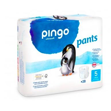 Pants Pañales-Braguitas Ecológicos Talla 5 Pingo 28 unidades