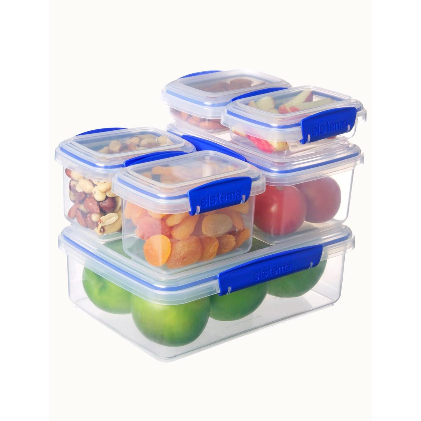 Pack recipientes herméticos Sistema Klip It 6 uds