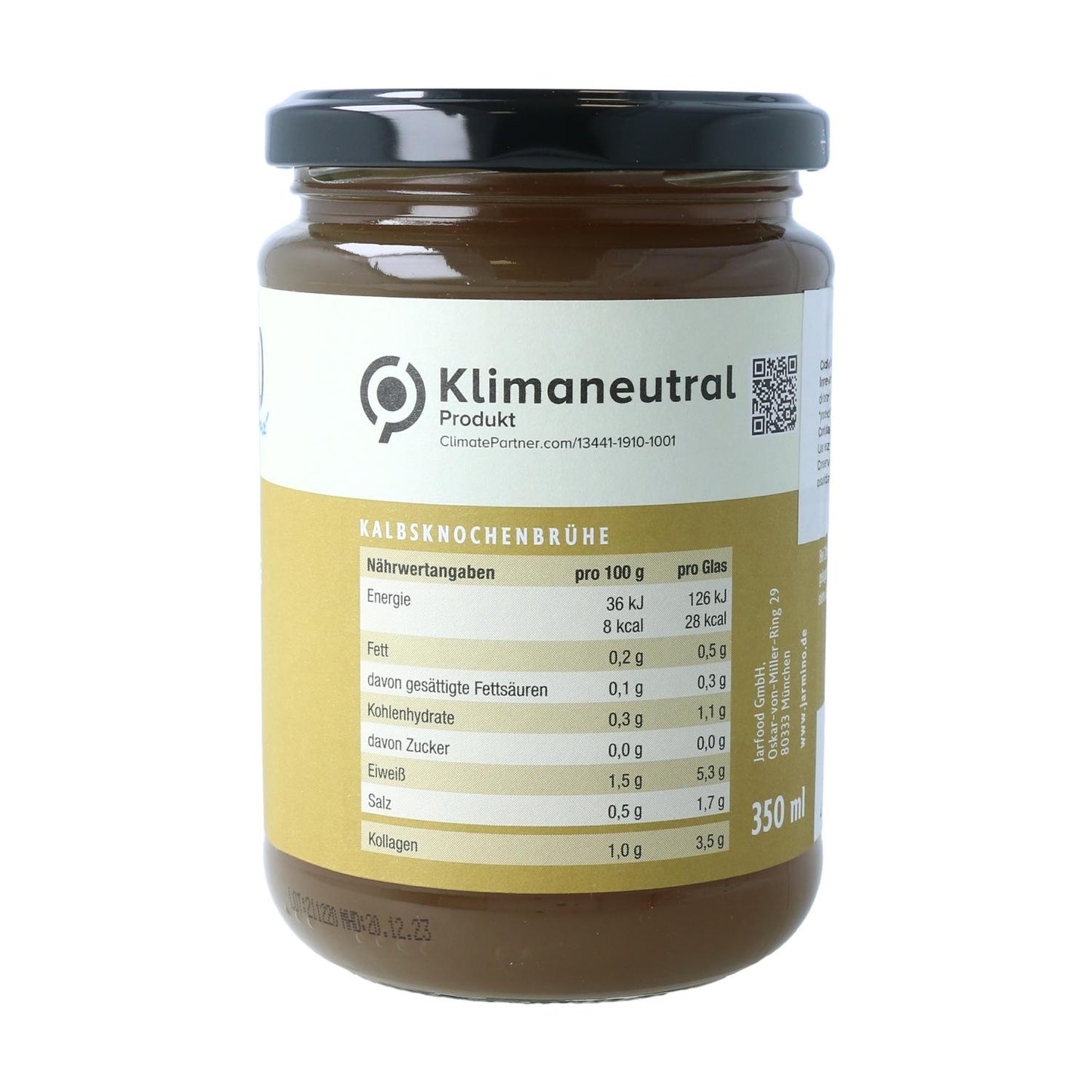 Caldo de Huesos de Ternera Lechal Jarmino 350ml