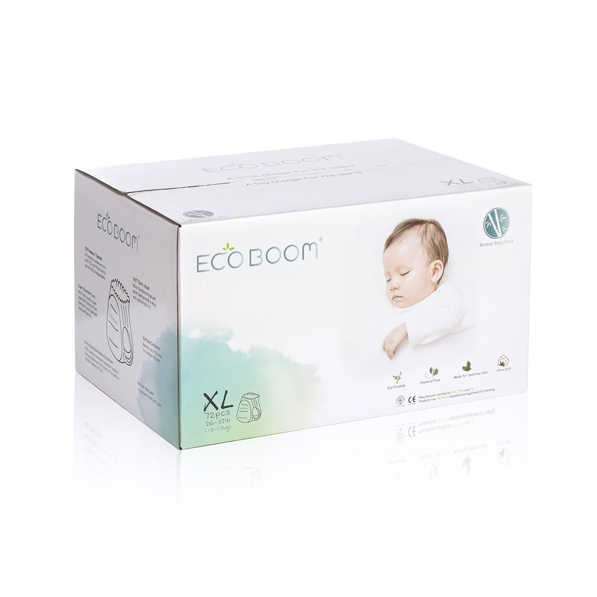 Pants de Bambú Ecoboom XL 72 uds