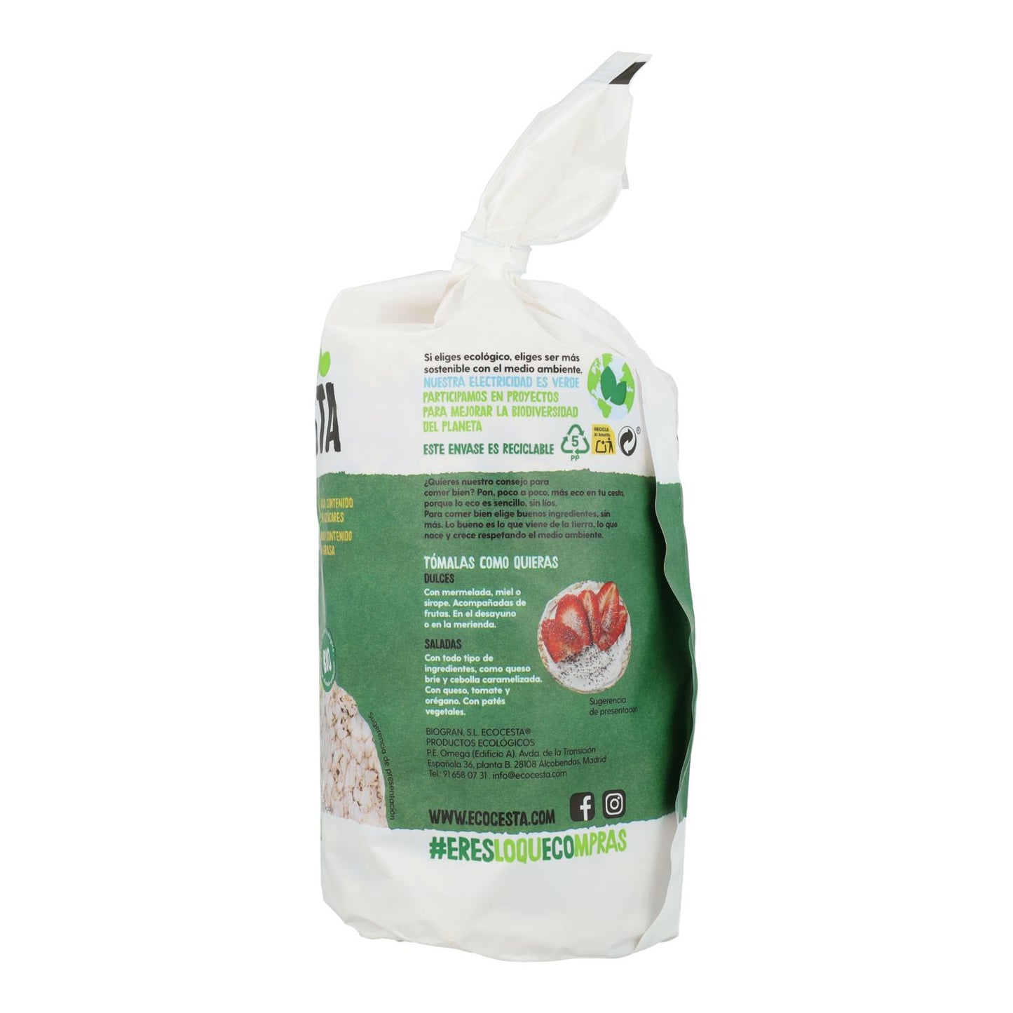 Tortitas de Arroz y Trigo Sarraceno Bio edición Disney Ecocesta 115 g