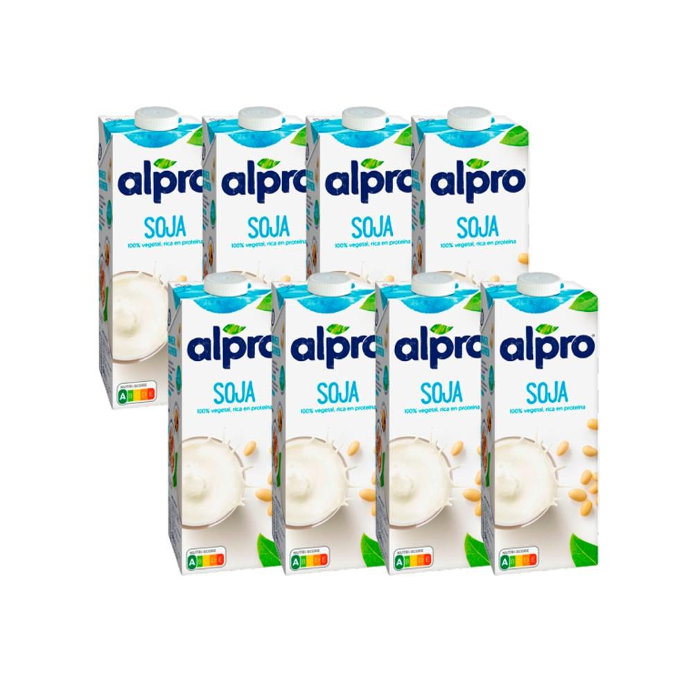 Pack 8 uds de Bebida de Soja Alpro 1 Litro