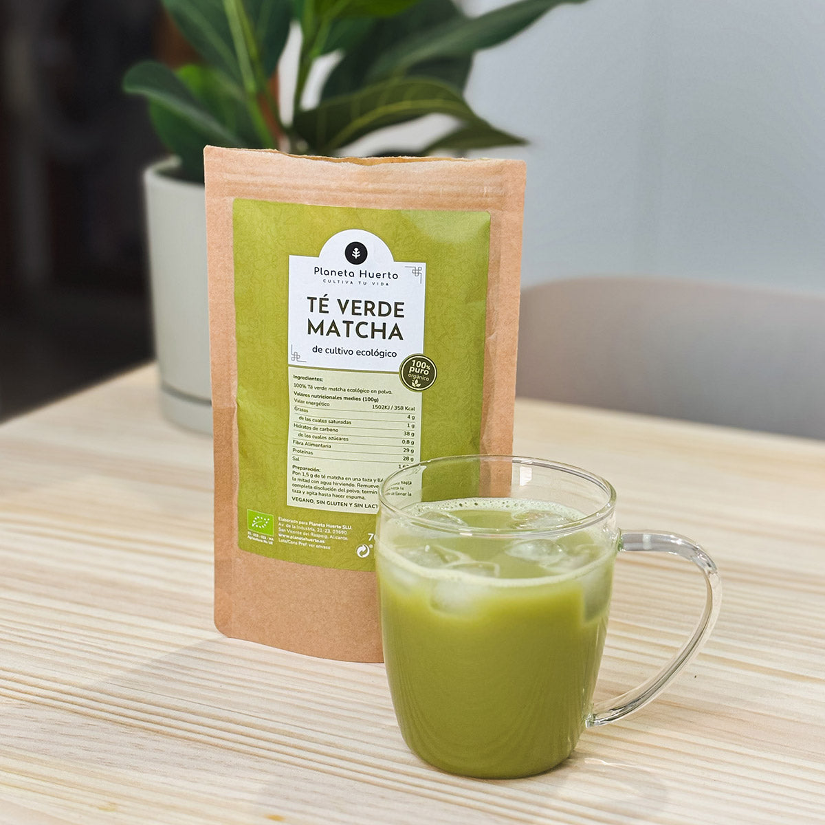Pack 3xTé Matcha en polvo ECO Planeta Huerto 70 g