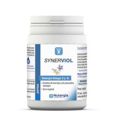 Synerviol aceite de pescado y de borraja Nutergia, 180 perlas
