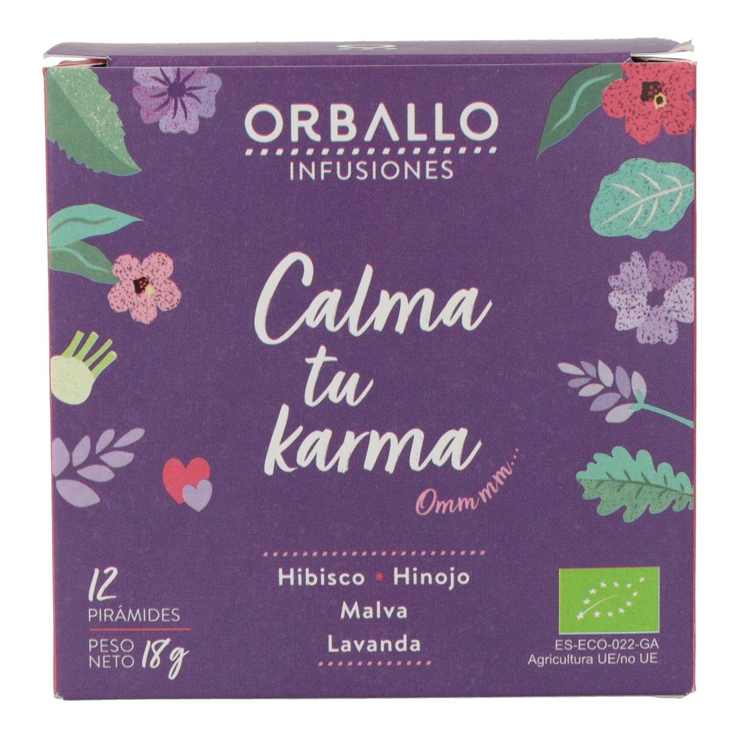 Infusión "calma tu karma" Bio orballo 15 pirámides