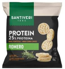 Mini tortitas protein romero SANTIVERI 50g