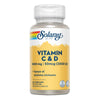 Vitamin C (1000 mg) + D (2000UI) Solaray 60  Vegcaps