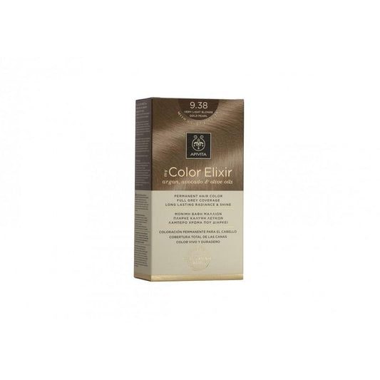 Tinte My Color Elixir N9.38 Rubio muy claro dorado perlado Apivita
