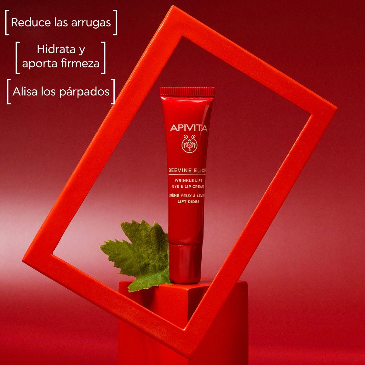Contorno de ojos & labios lift arrugas BEEVINE ELIXIR, APIVITA 15 ml