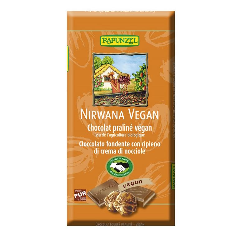 Tableta de Chocolate Vegano Nirwana BIO Rapunzel 100 g
