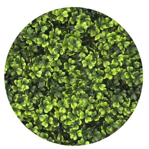 Jardín vertical sintético Trébol Sinder 1x1 m