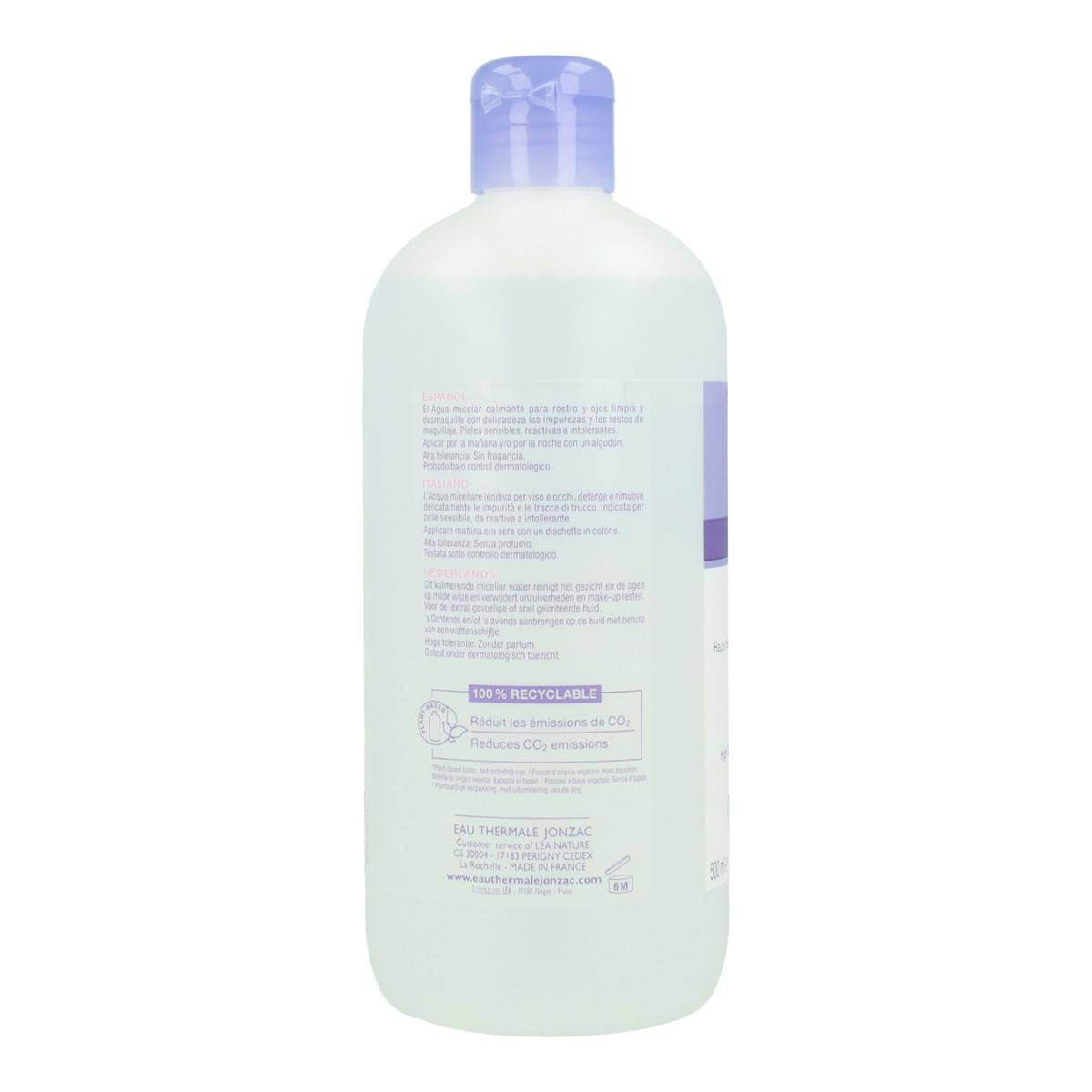 Agua Micelar Calmante Reactive Eau Thermale JONZAC 500 ml