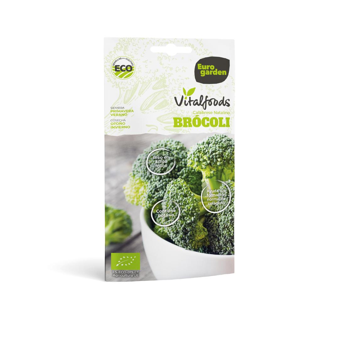 Semillas ecológicas de Brócoli Calabrese Natalino Vitalfoods