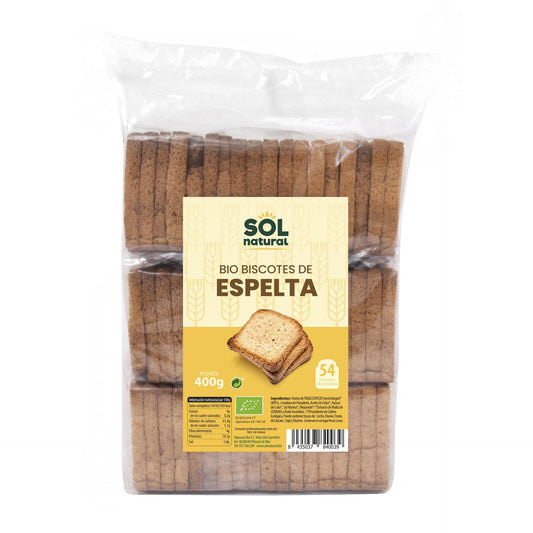 Tostadas de espelta bio Sol Natural 400 g
