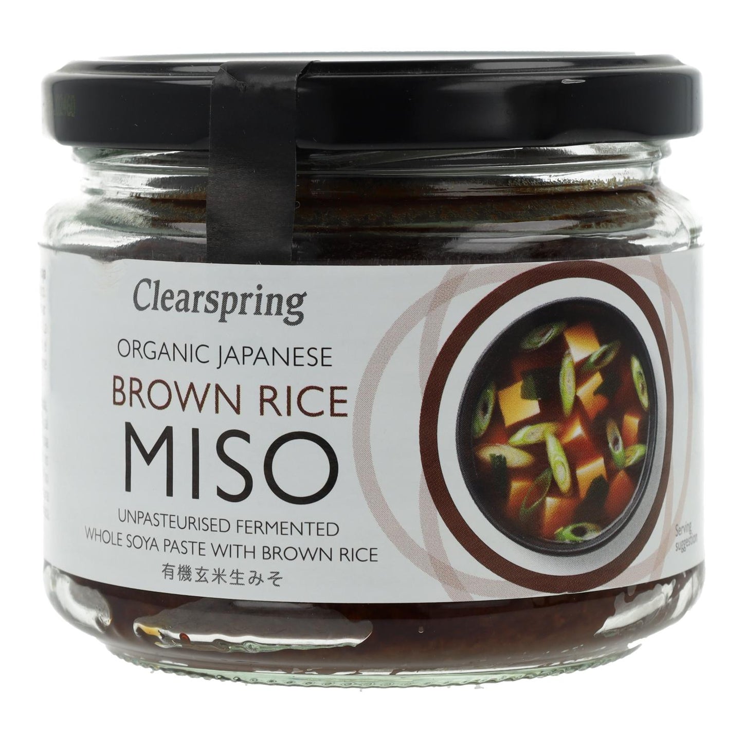 Genmai miso no pasteurizado Clearspring, 300 g