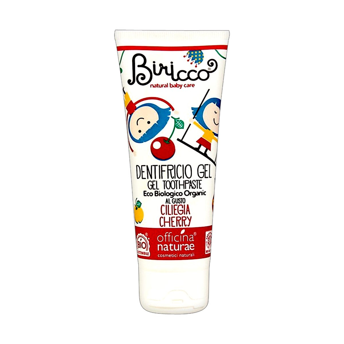 Pasta de dientes Kids Officina Naturae sabor Cereza 75 ml
