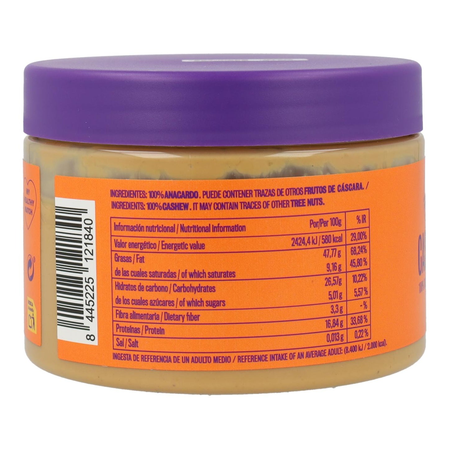 Crema de anacardo Nut&me 300g