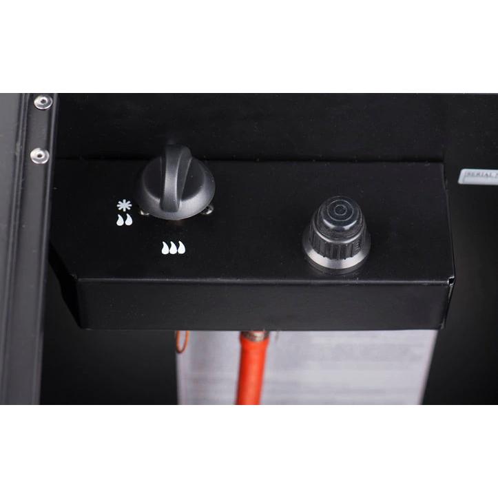 Estufa portátil a gas Manhattan metalizada 3,4 kW Fireside