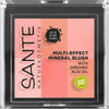 Colorete multi effect 6 tonos 01 coral Sante 8 gr