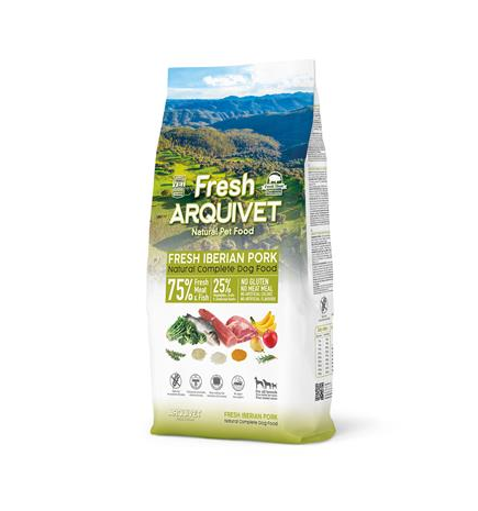 Fresh Iberian Pork Arquivet 10 Kg Alimento semihúmedo para perros