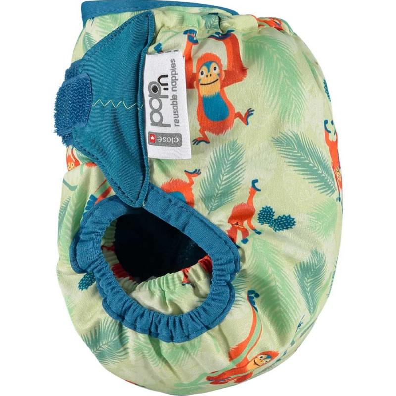 Pañal reutilizable bambú Pop-in velcro Orangutan Close Parent