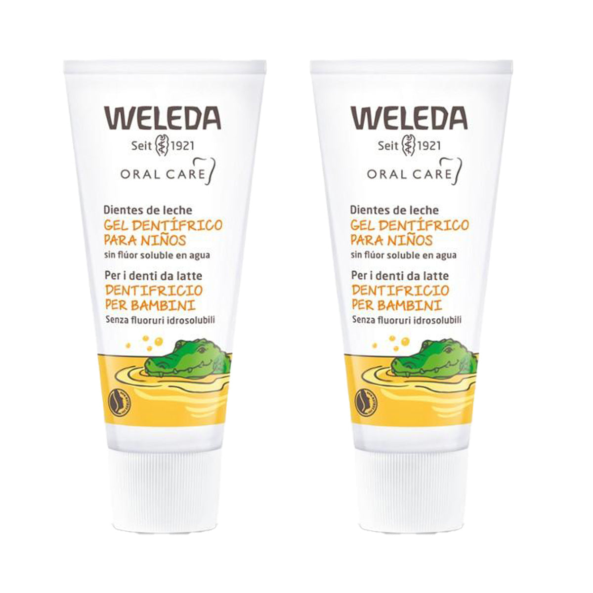 Pack 2x Gel Dentífrico especial niños Weleda 50 ml