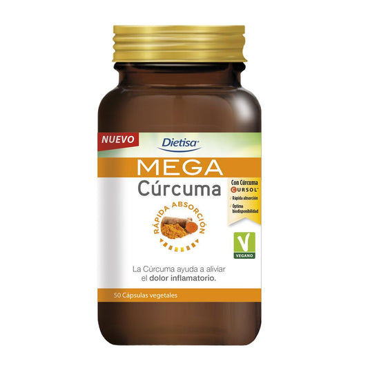 Mega Curcuma 50 Cápsulas Dietisa
