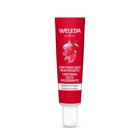 Contorno de ojos reafirmante de granada y péptidos de maca Weleda 12 ml