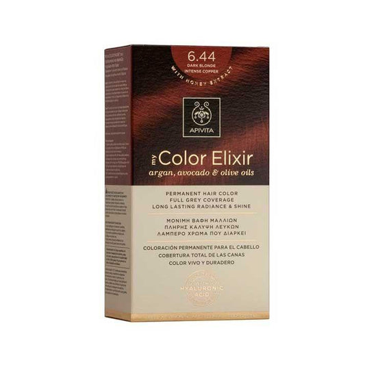 Tinte MY COLOR ELIXIR N6.44, APIVITA 150 ml