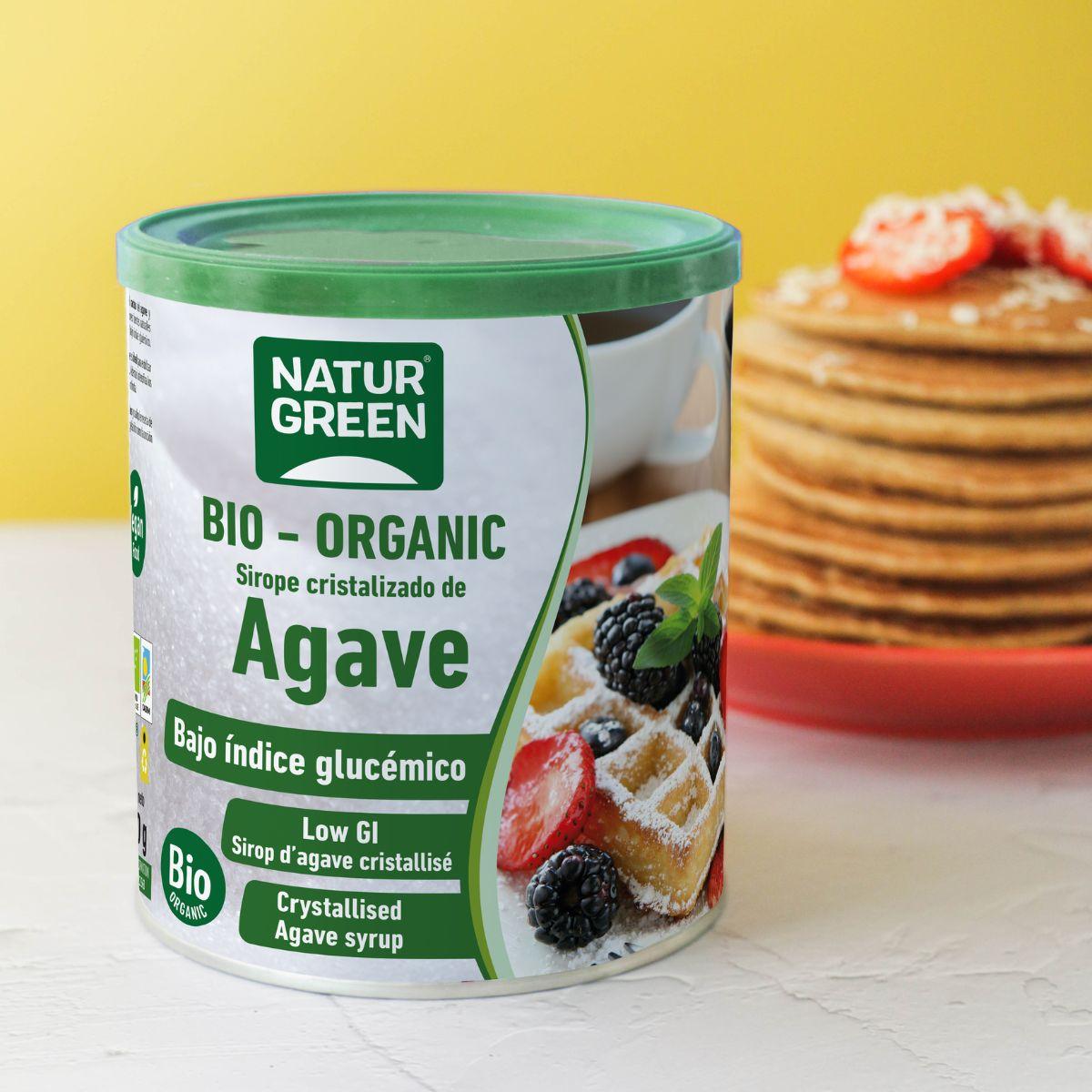 Sirope Cristalizado De Agave Bio 500 G Naturgreen