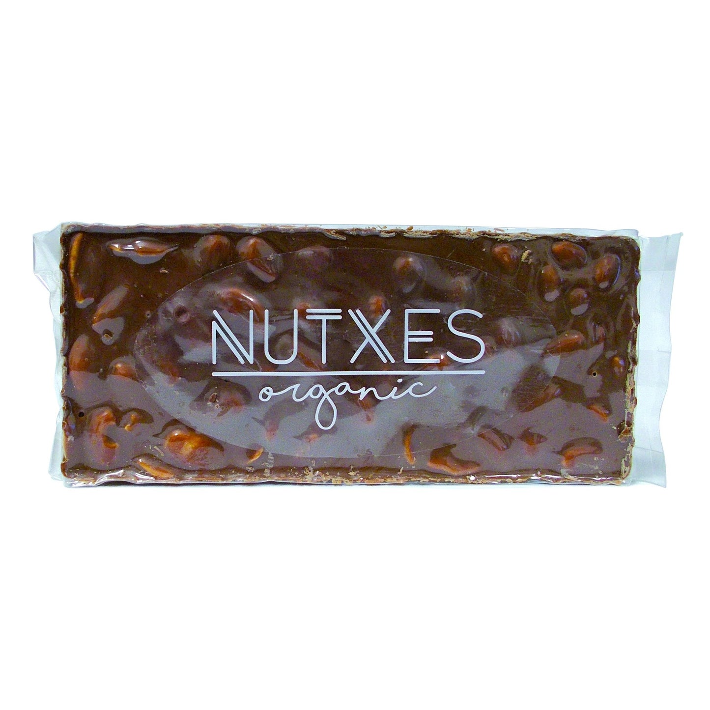 Turrón chocolate con leche y almendras Nutxes, 200 g