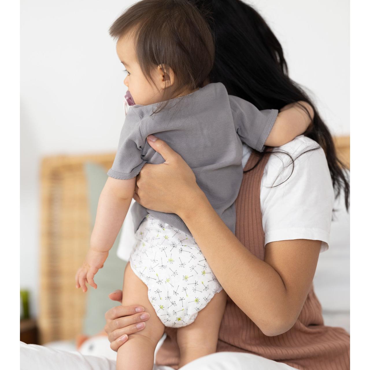 Pack ahorro Pañales LILLYDOO, Talla 2, 4-8 Kg, 185 uds