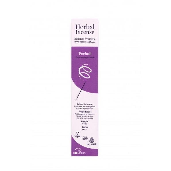 Incienso ecológico Pachuli Bioaroma, 12 varillas