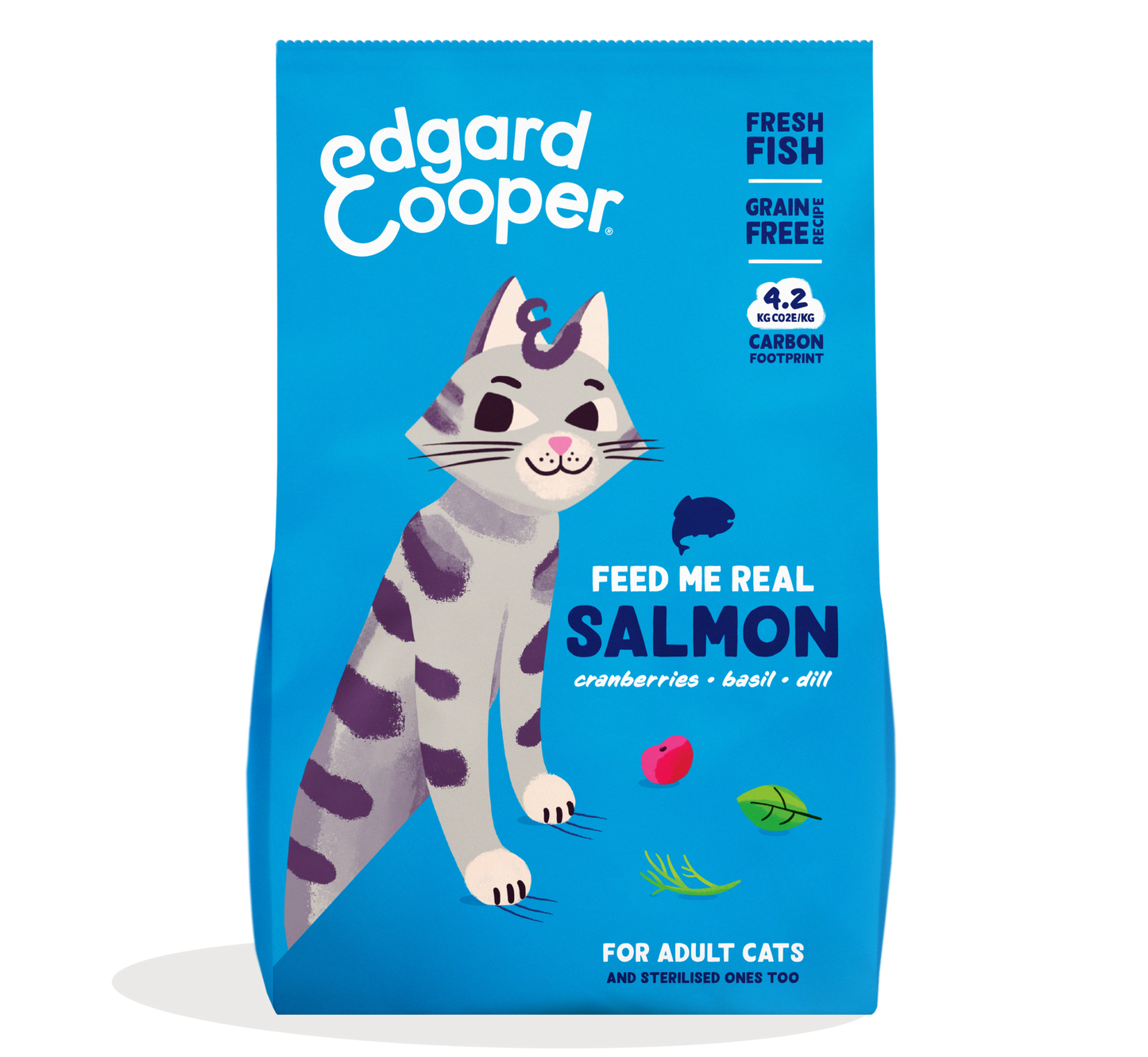 Pienso para gatos Salmón Fresco Edgard & Cooper 4 Kg