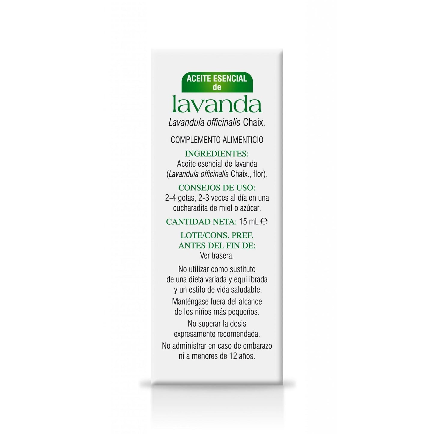 Esencia De Lavanda 15 Ml Soria