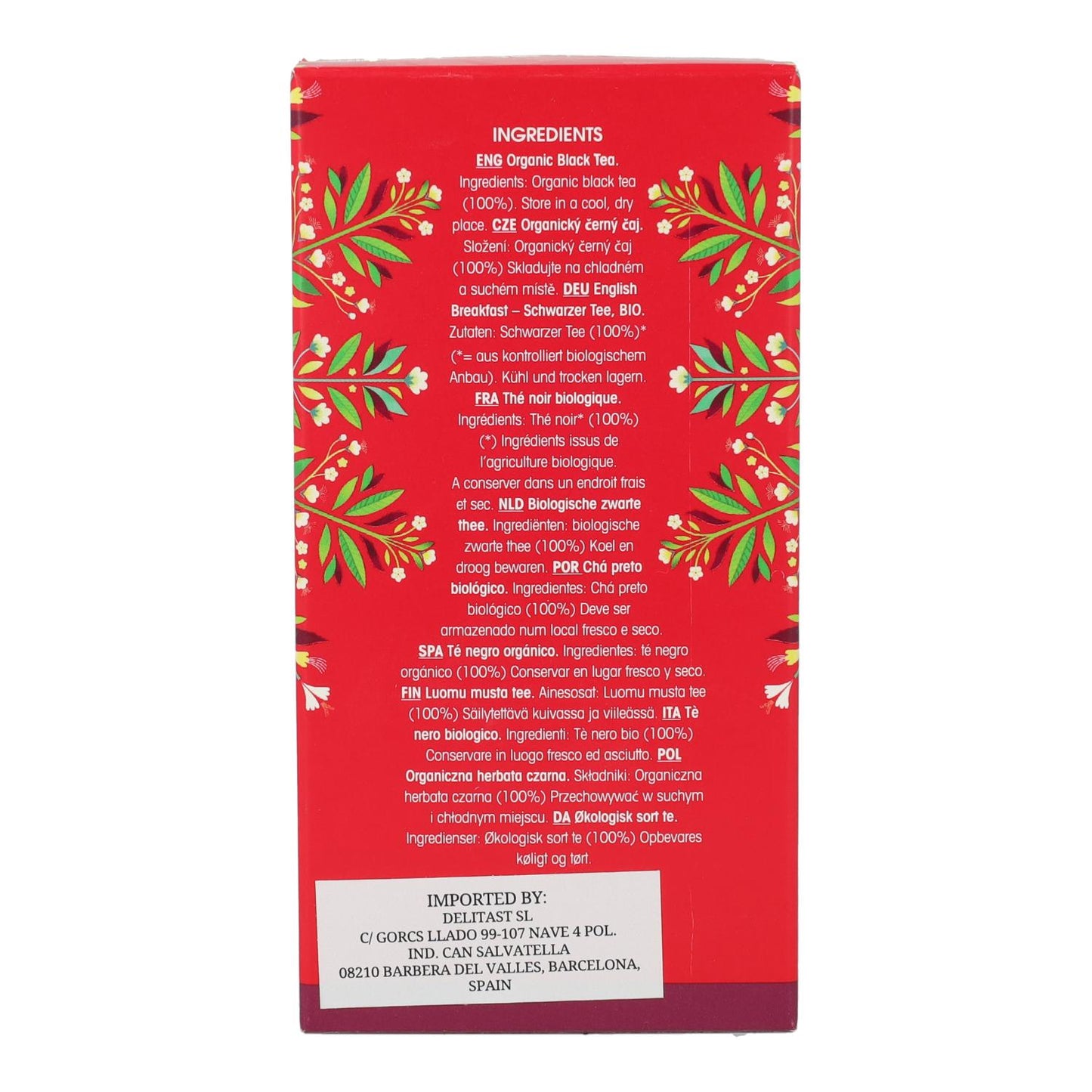 Té inglés English Braekfast Tea Shop 40 g
