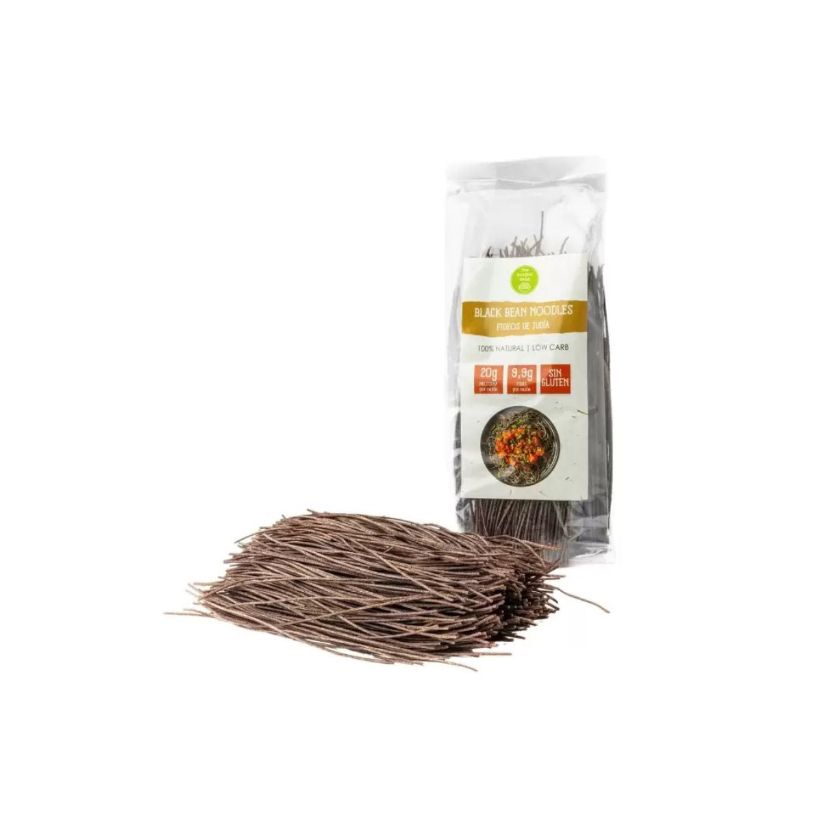 Espaguetis de Judía Negra The Konjac Shop 200g
