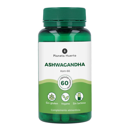 Ashwagandha KSM-66 Planeta Huerto 60 cápsulas