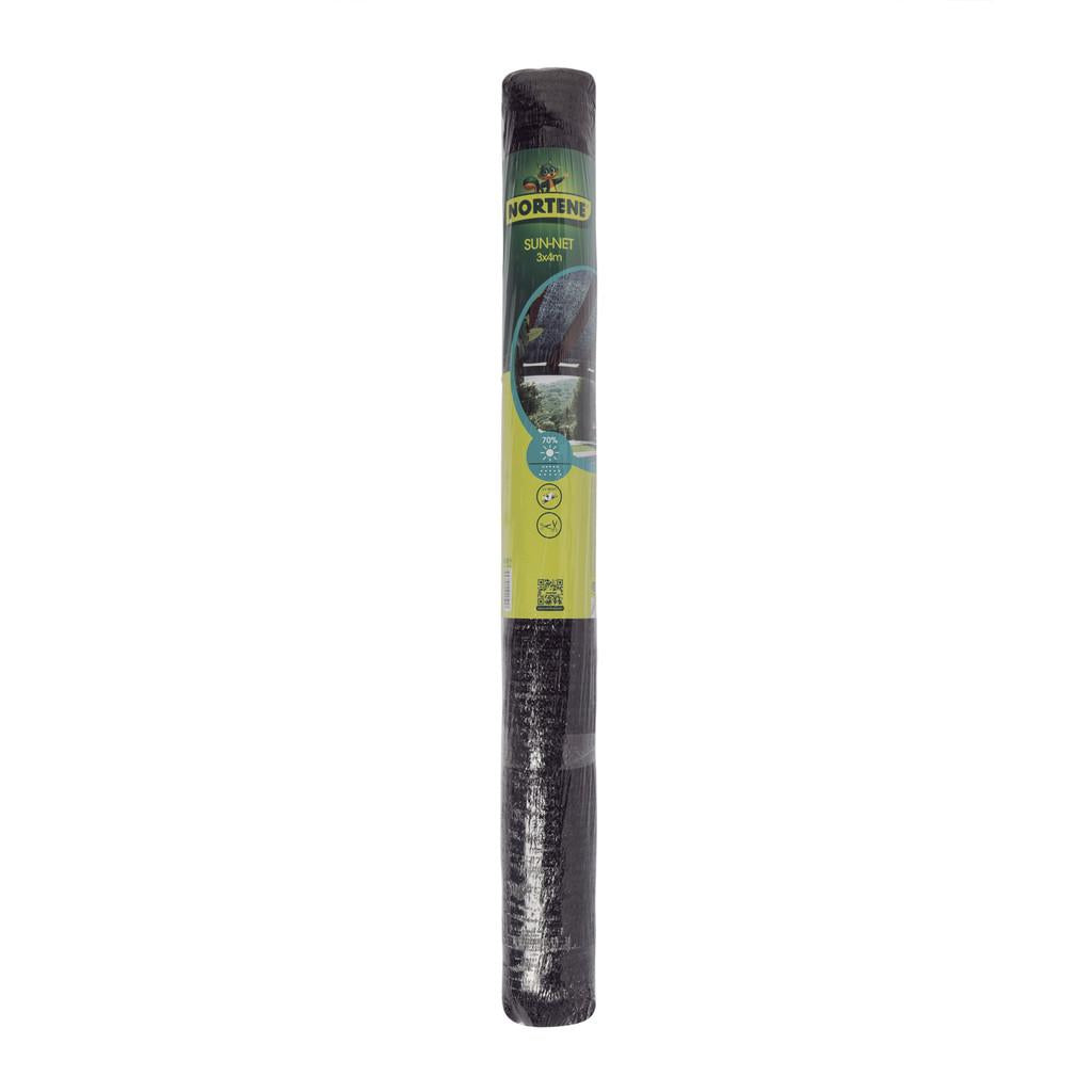 Malla de sombreo Sun Net 70% Nortene negro 4x5 m